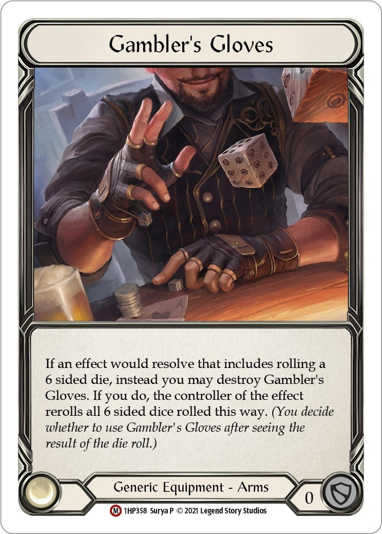 Image for Gambler's Gloves (History Pack Vol.1) (1HP358) - Flesh and Blood TCG