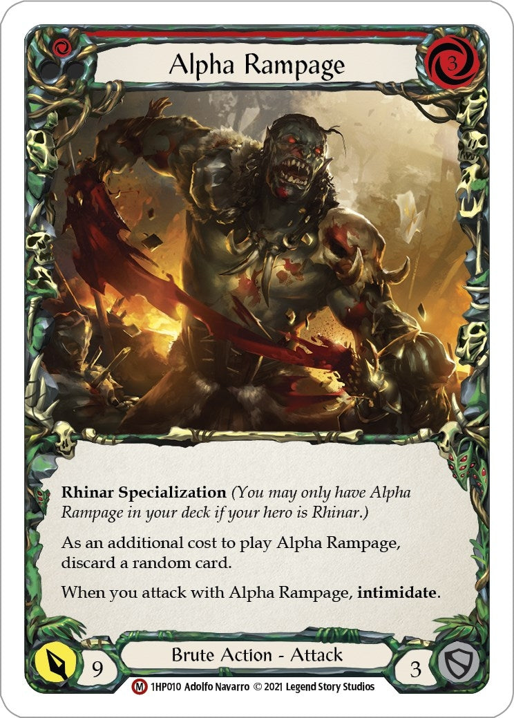Image for Alpha Rampage (History Pack Vol.1) (1HP010) - Flesh and Blood TCG