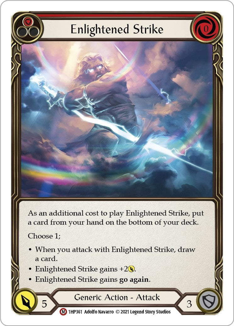Image for Enlightened Strike (History Pack Vol.1) (1HP361) - Flesh and Blood TCG