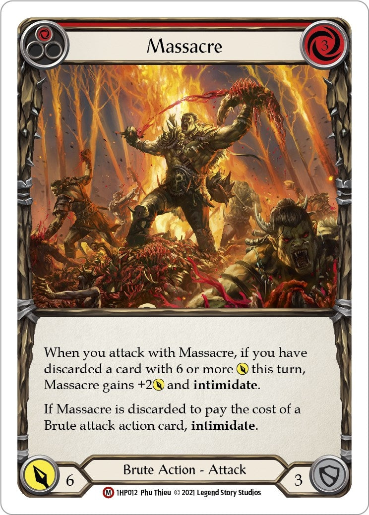 Image for Massacre (History Pack Vol.1) (1HP012) - Flesh and Blood TCG