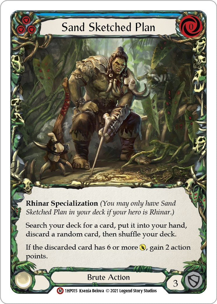 Image for Sand Sketched Plan (History Pack Vol.1) (1HP015) - Flesh and Blood TCG