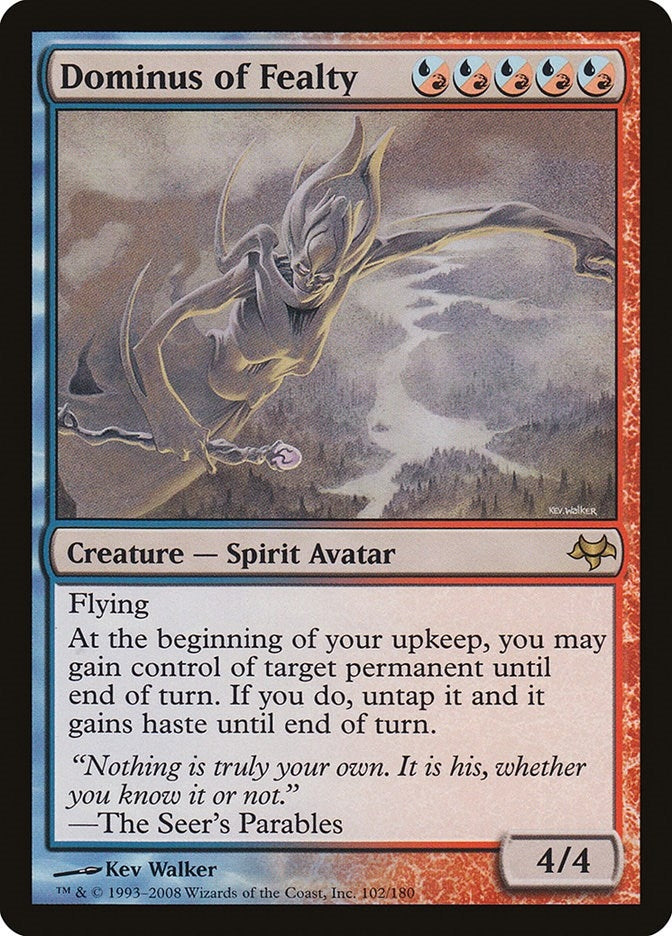 Image for Dominus of Fealty (Eventide) (102) - Magic: The Gathering