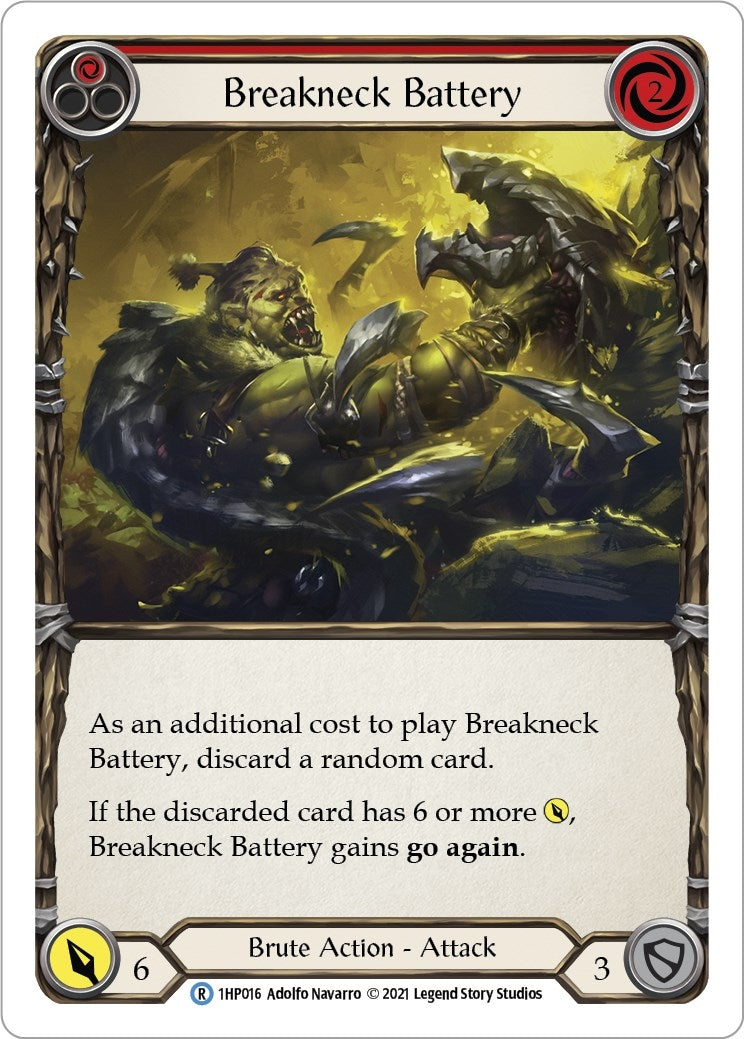 Image for Breakneck Battery (Red) (History Pack Vol.1) (1HP016) - Flesh and Blood TCG