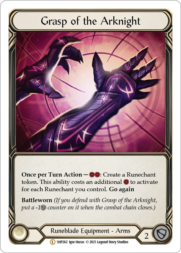 Image for Grasp of the Arknight (History Pack Vol.1) (1HP262) - Flesh and Blood TCG