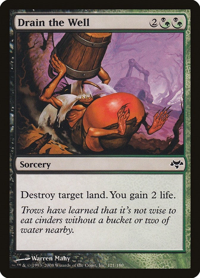 Image for Drain the Well (Eventide) (121) - Magic: The Gathering