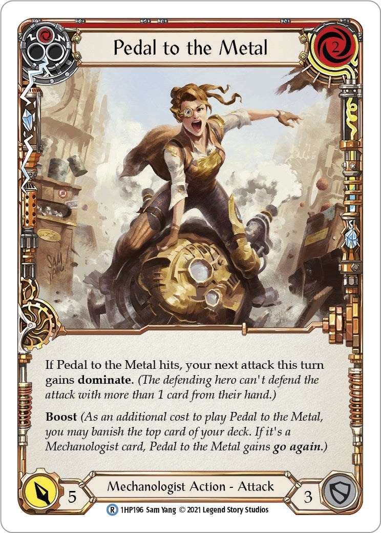 Image for Pedal to the Metal (Red) (History Pack Vol.1) (1HP196) - Flesh and Blood TCG