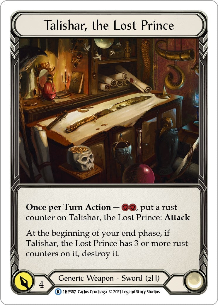 Image for Talishar, the Lost Prince (History Pack Vol.1) (1HP367) - Flesh and Blood TCG