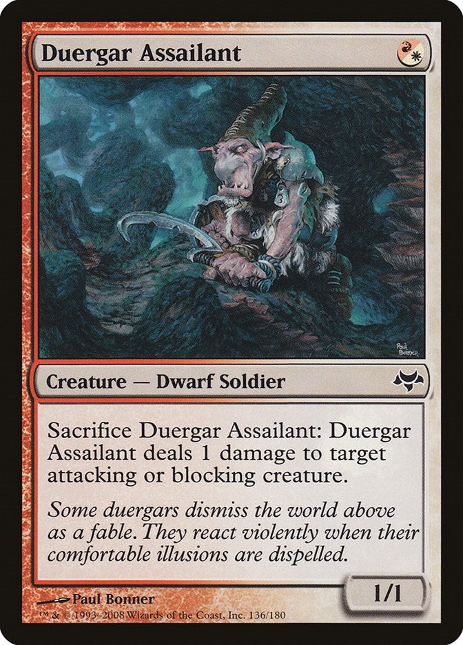 Image for Duergar Assailant (Eventide) (136) - Magic: The Gathering