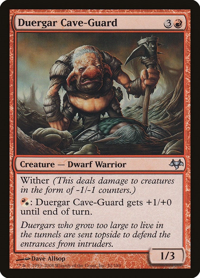 Image for Duergar Cave-Guard (Eventide) (51) - Magic: The Gathering