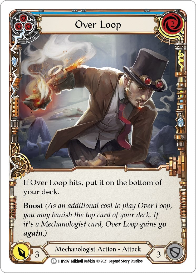 Image for Over Loop (Blue) (History Pack Vol.1) (1HP207) - Flesh and Blood TCG