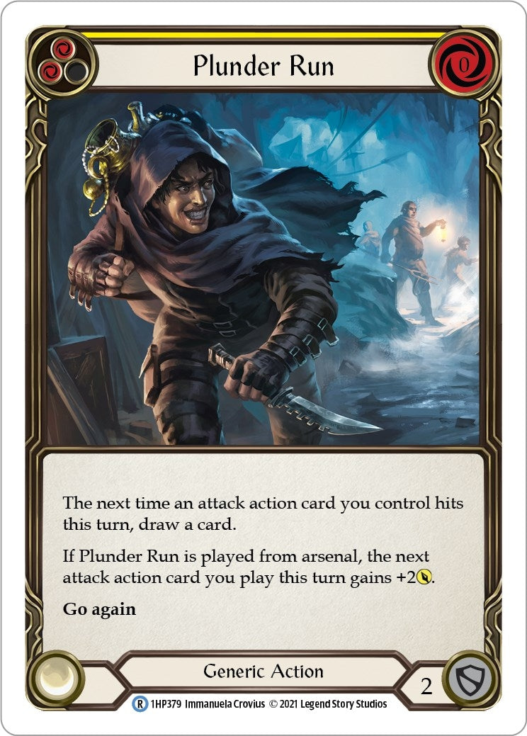 Image for Plunder Run (Yellow) (History Pack Vol.1) (1HP379) - Flesh and Blood TCG