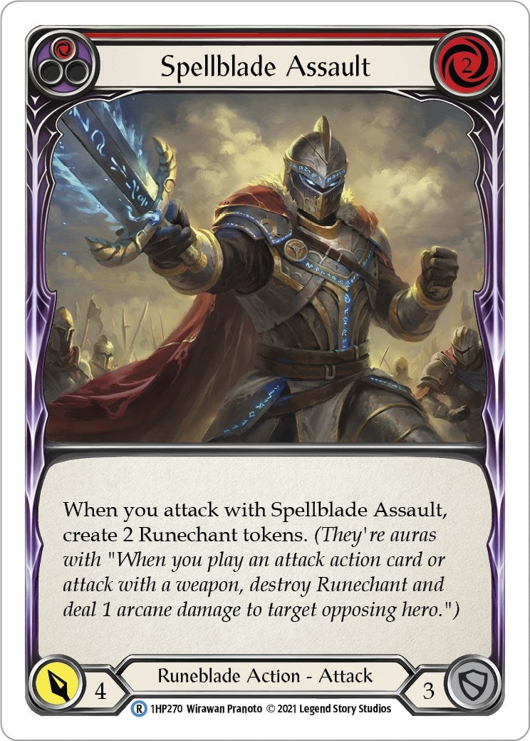 Image for Spellblade Assault (Red) (History Pack Vol.1) (1HP270) - Flesh and Blood TCG