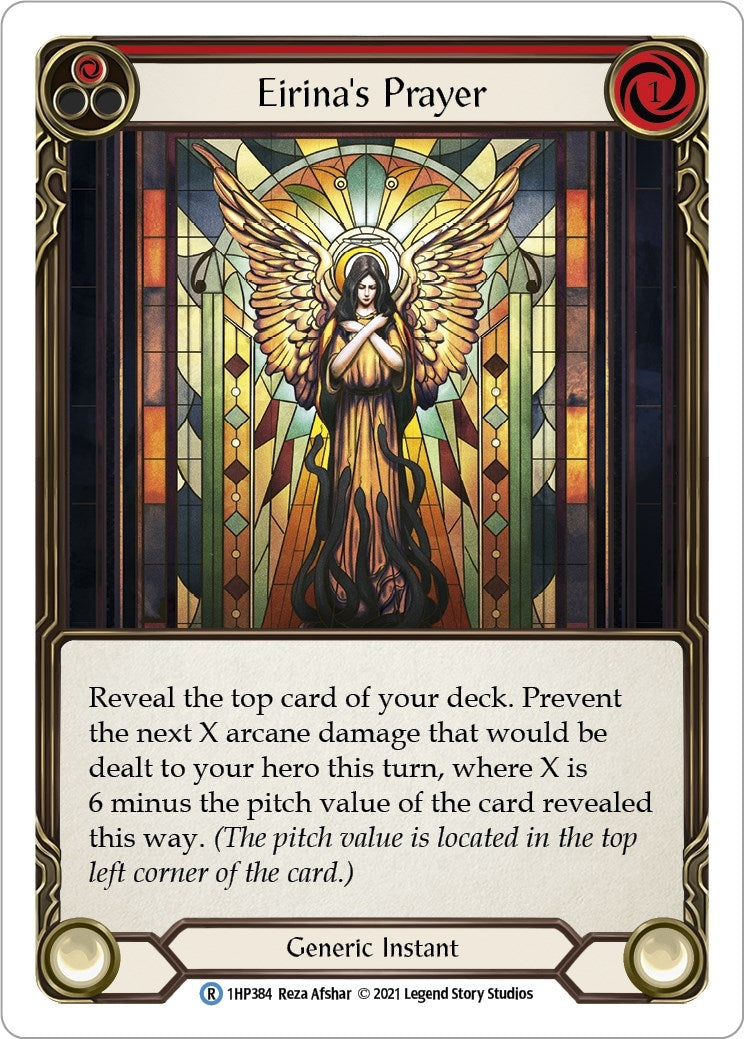 Image for Eirina's Prayer (Red) (History Pack Vol.1) (1HP384) - Flesh and Blood TCG