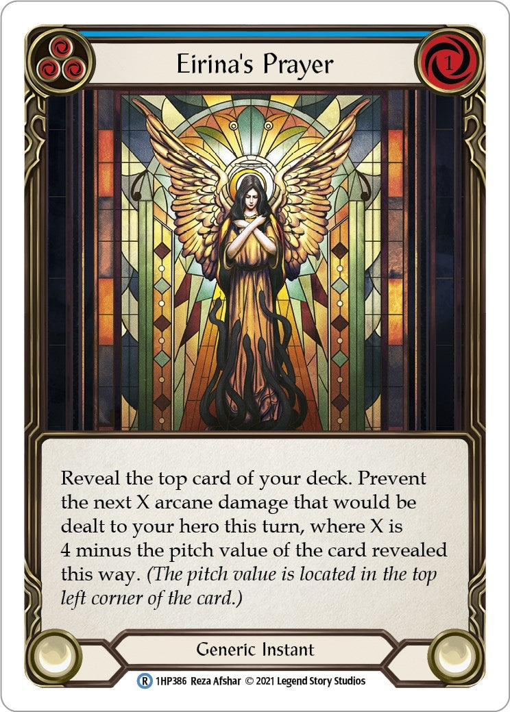 Image for Eirina's Prayer (Blue) (History Pack Vol.1) (1HP386) - Flesh and Blood TCG