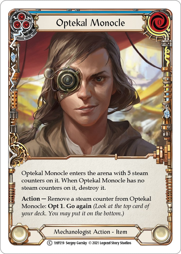 Image for Optekal Monocle (History Pack Vol.1) (1HP219) - Flesh and Blood TCG