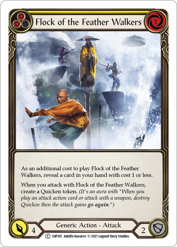 Image for Flock of the Feather Walkers (Yellow) (History Pack Vol.1) (1HP391) - Flesh and Blood TCG