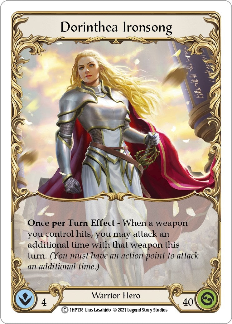 Image for Dorinthea Ironsong (History Pack Vol.1) (1HP138) - Flesh and Blood TCG