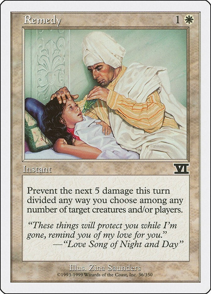 Image for Remedy (Classic Sixth Edition) (36) - Magic: The Gathering