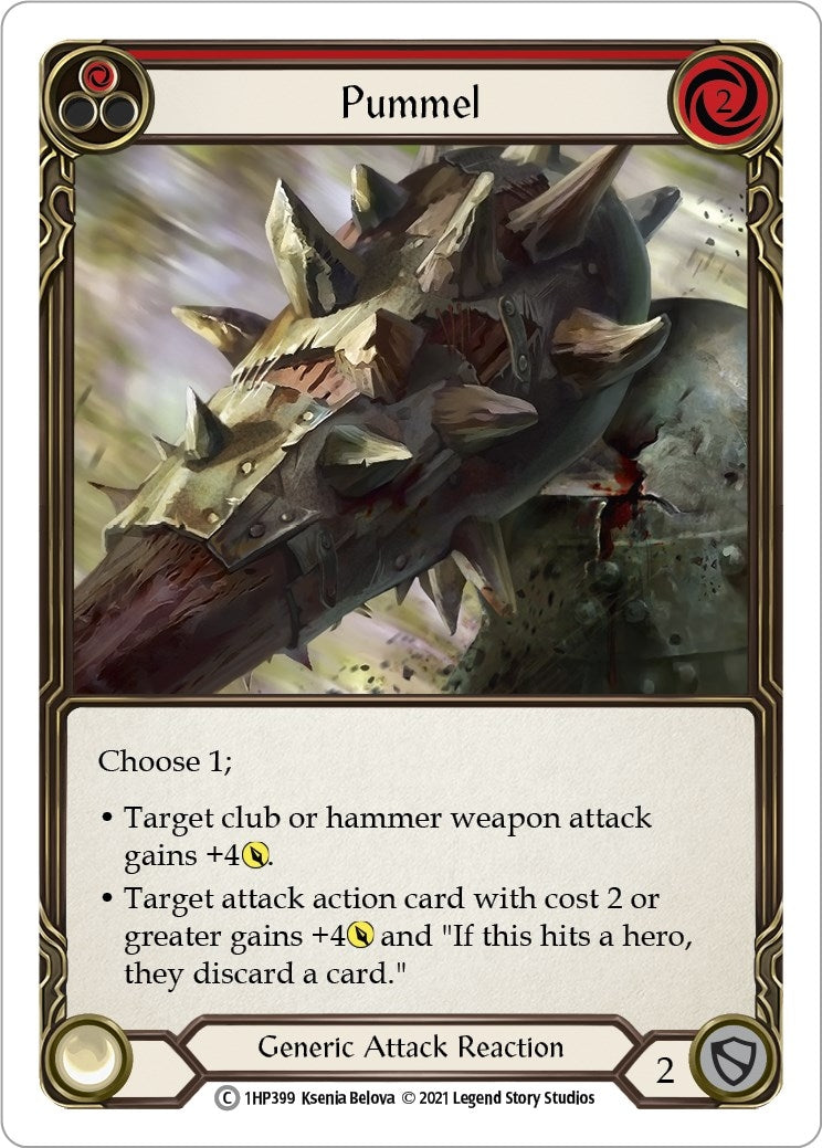 Image for Pummel (Red) (History Pack Vol.1) (1HP399) - Flesh and Blood TCG