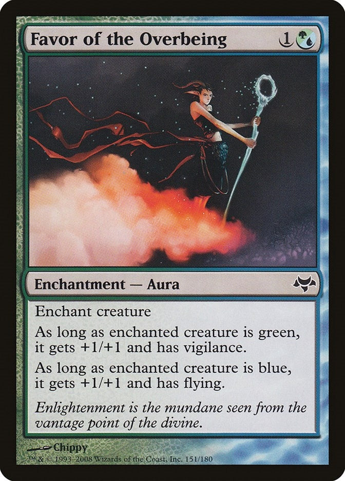 Image for Favor of the Overbeing (Eventide) (151) - Magic: The Gathering