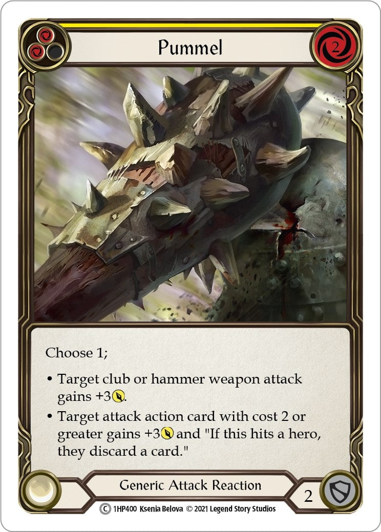 Image for Pummel (Yellow) (History Pack Vol.1) (1HP400) - Flesh and Blood TCG