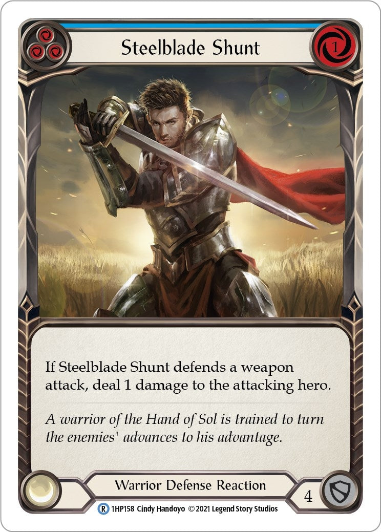 Image for Steelblade Shunt (Blue) (History Pack Vol.1) (1HP158) - Flesh and Blood TCG