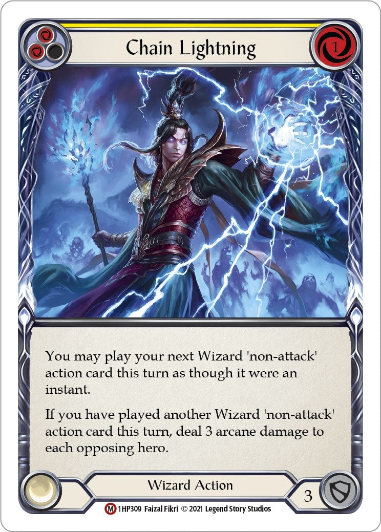 Image for Chain Lightning (History Pack Vol.1) (1HP309) - Flesh and Blood TCG