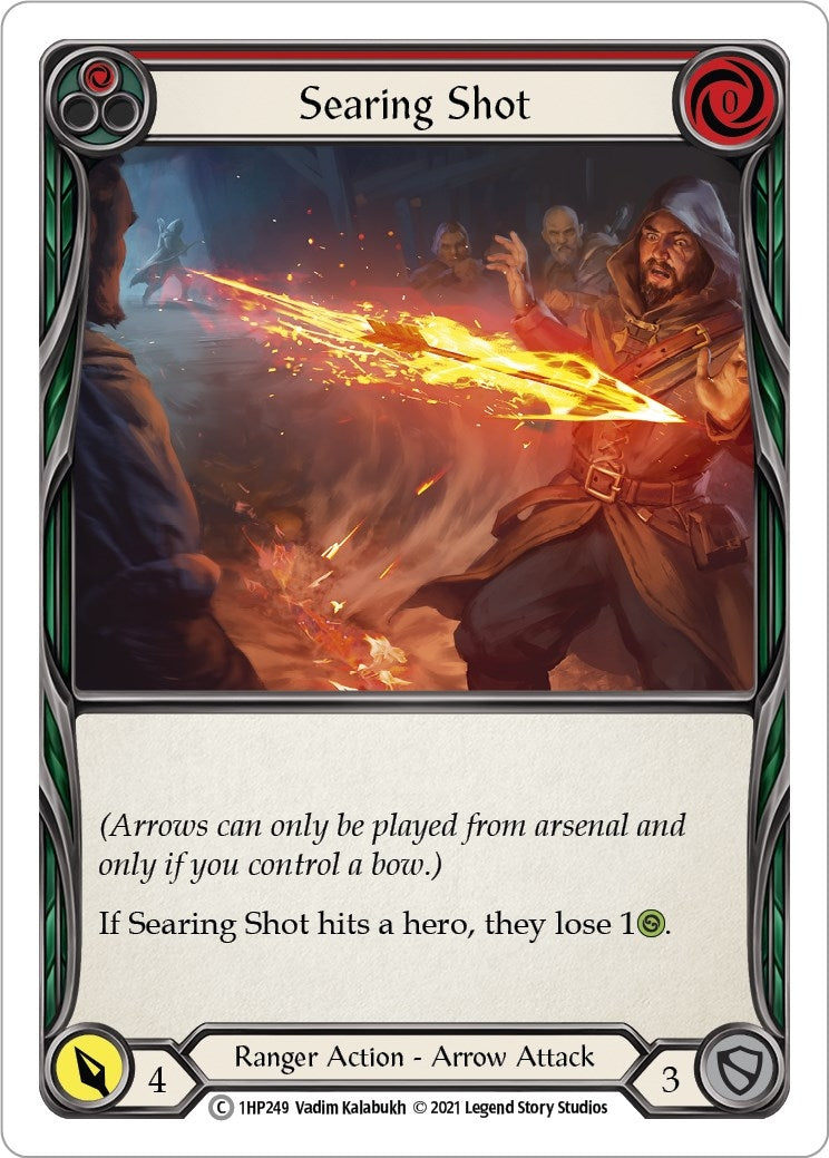 Image for Searing Shot (Red) (History Pack Vol.1) (1HP249) - Flesh and Blood TCG