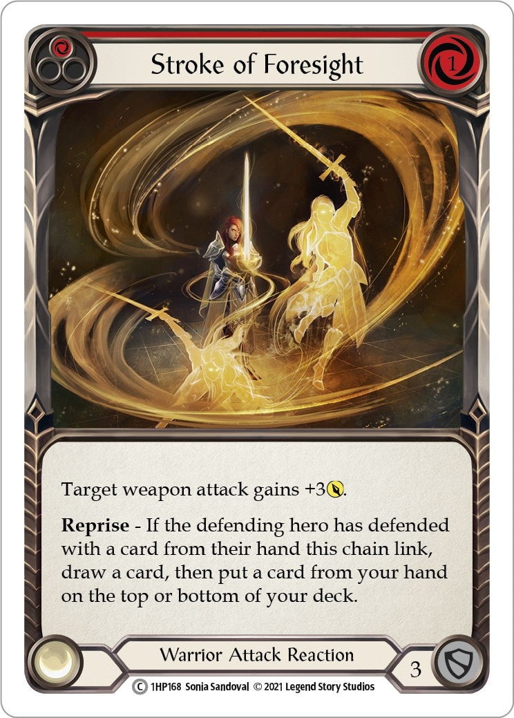 Image for Stroke of Foresight (Red) (History Pack Vol.1) (1HP168) - Flesh and Blood TCG
