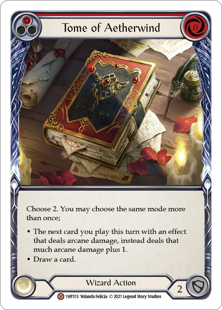 Image for Tome of Aetherwind (History Pack Vol.1) (1HP313) - Flesh and Blood TCG