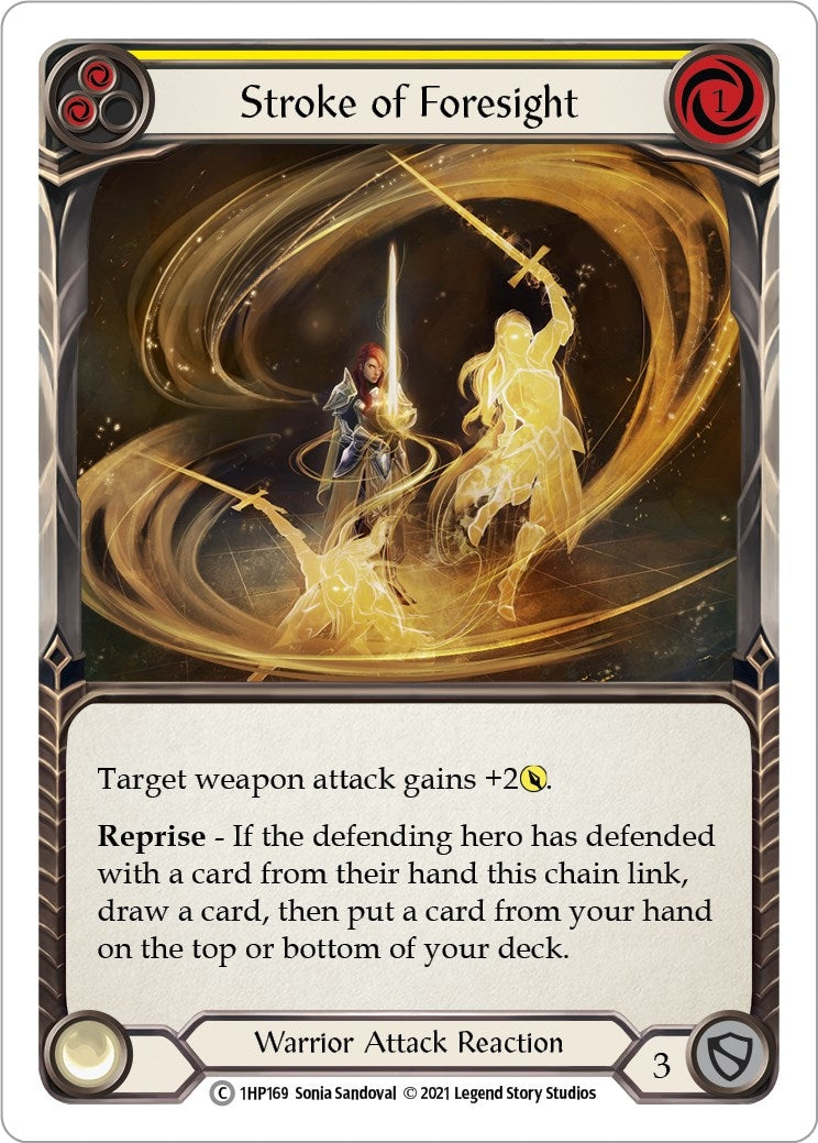 Image for Stroke of Foresight (Yellow) (History Pack Vol.1) (1HP169) - Flesh and Blood TCG