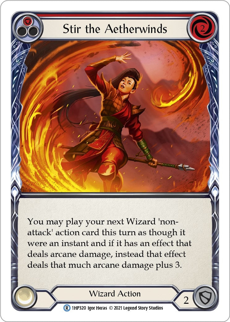 Image for Stir the Aetherwinds (Red) (History Pack Vol.1) (1HP320) - Flesh and Blood TCG