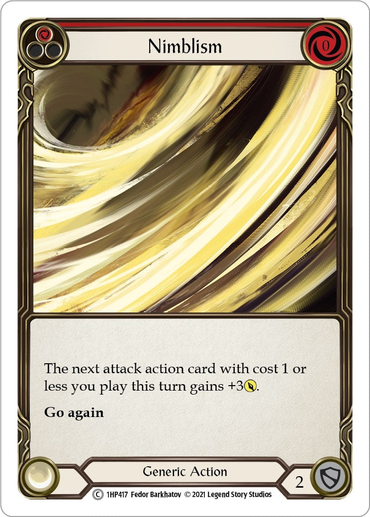 Image for Nimblism (Red) (History Pack Vol.1) (1HP417) - Flesh and Blood TCG