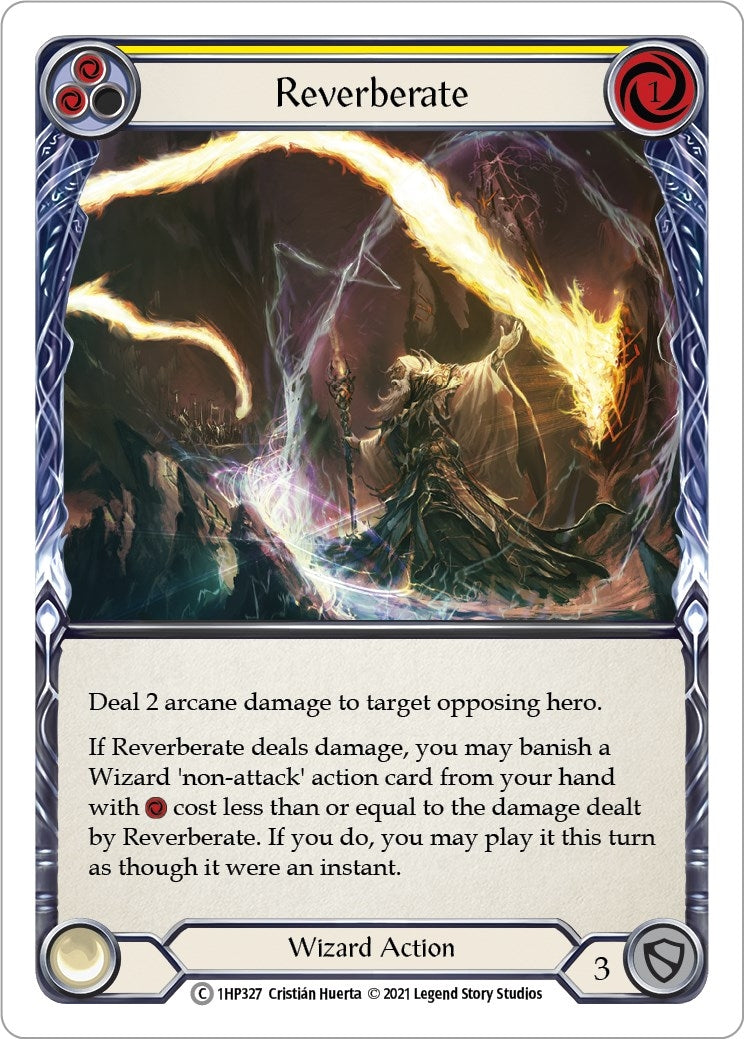 Image for Reverberate (Yellow) (History Pack Vol.1) (1HP327) - Flesh and Blood TCG