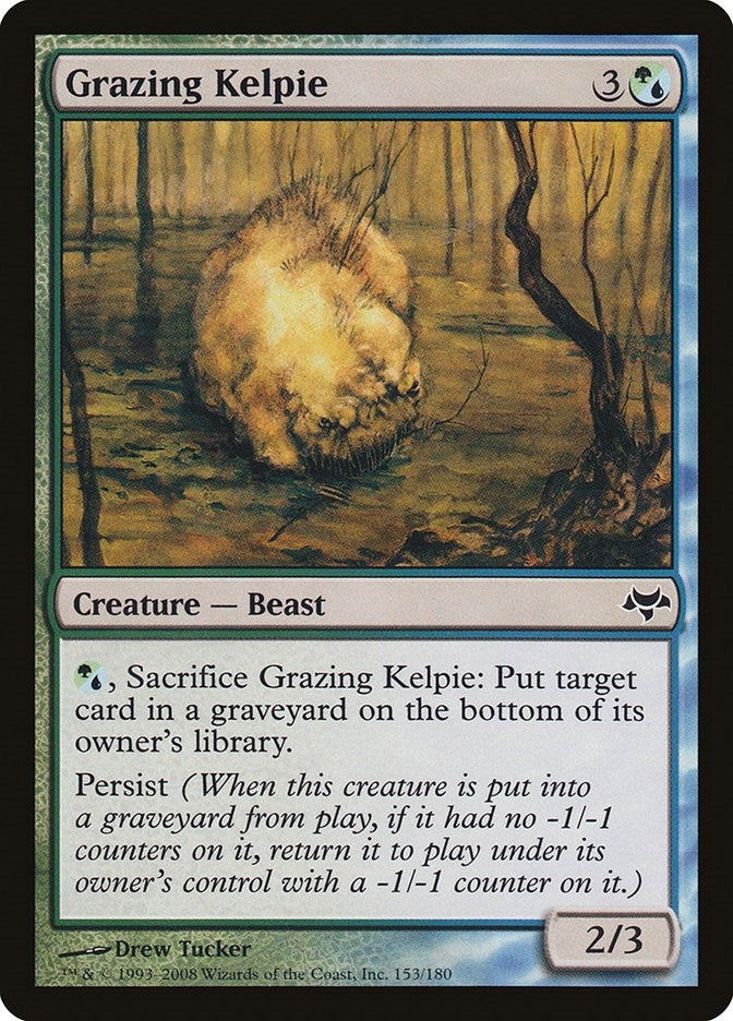 Image for Grazing Kelpie (Eventide) (153) - Magic: The Gathering