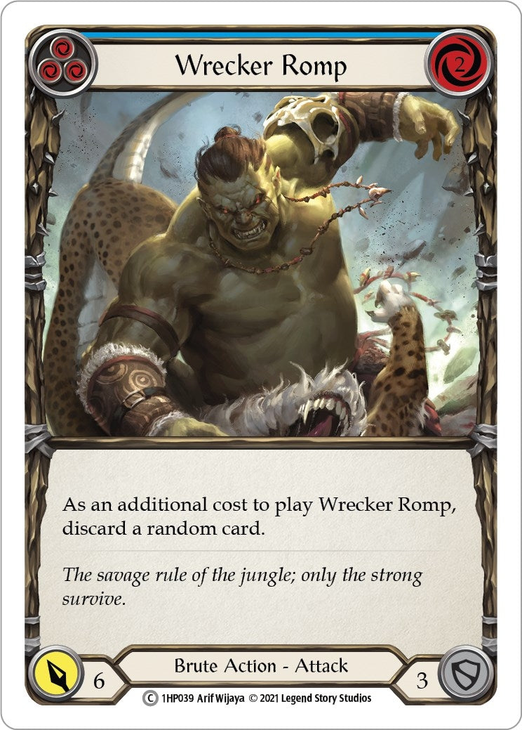 Image for Wrecker Romp (Blue) (History Pack Vol.1) (1HP039) - Flesh and Blood TCG