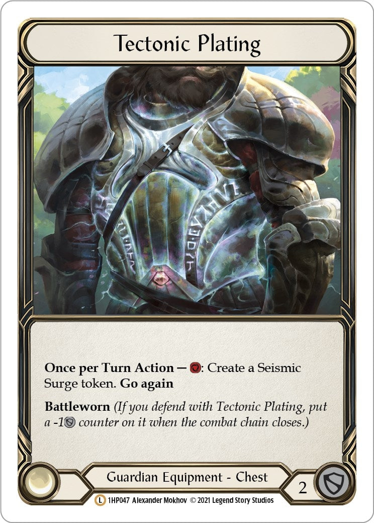 Image for Tectonic Plating (History Pack Vol.1) (1HP047) - Flesh and Blood TCG