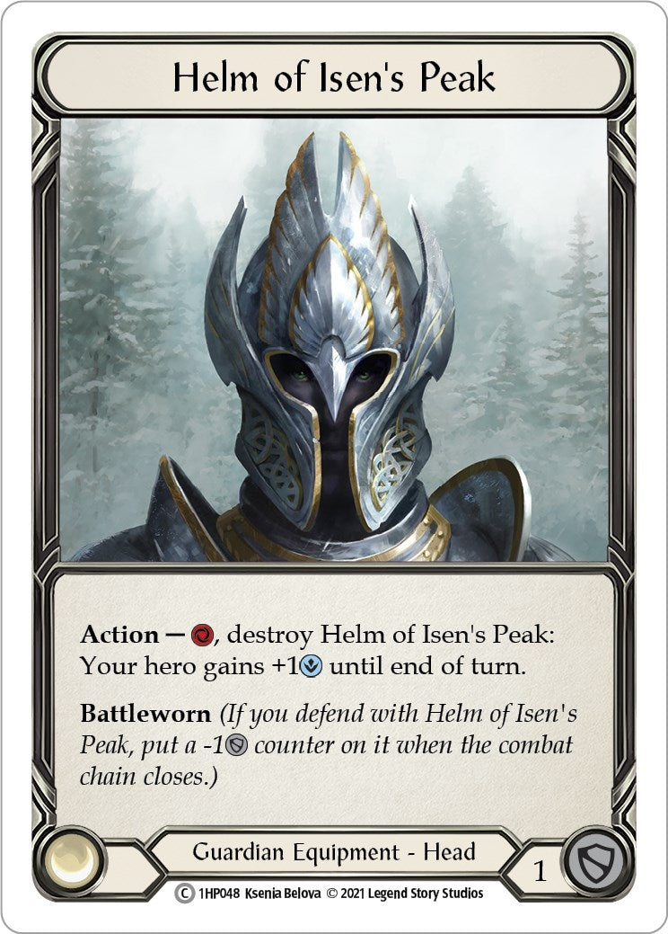 Image for Helm of Isen's Peak (History Pack Vol.1) (1HP048) - Flesh and Blood TCG