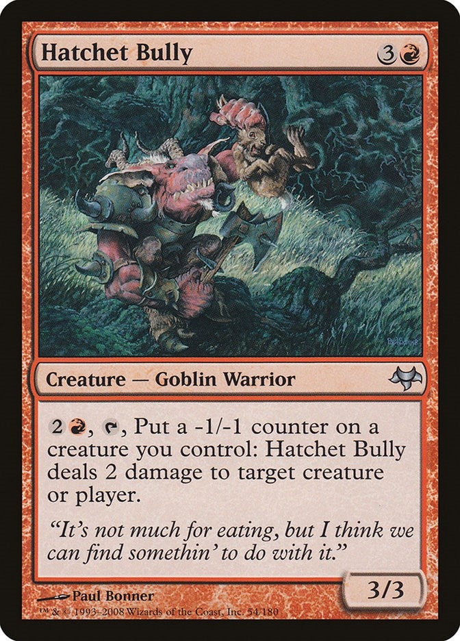 Image for Hatchet Bully (Eventide) (54) - Magic: The Gathering