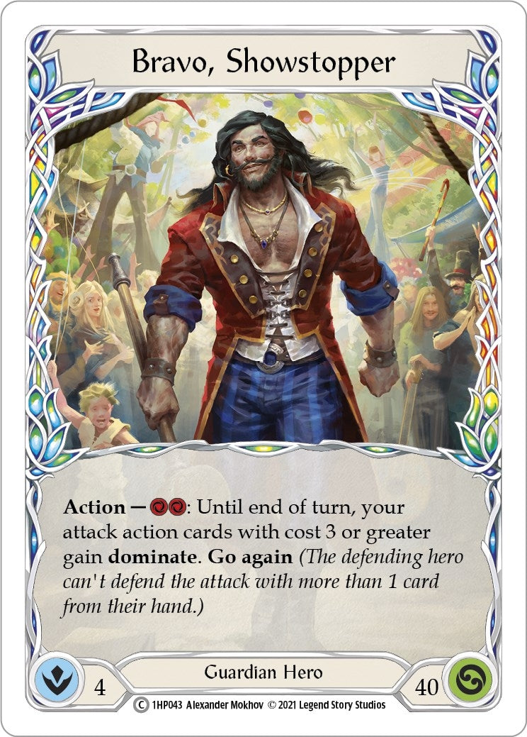 Image for Bravo, Showstopper (History Pack Vol.1) (1HP043) - Flesh and Blood TCG
