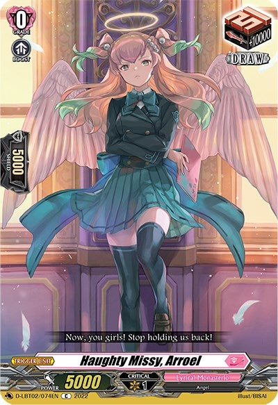 Image for Haughty Missy, Arroel (D-LBT02: Lyrical Monasterio ~It's a New School Term!~) (D-LBT02/074EN) - Cardfight Vanguard