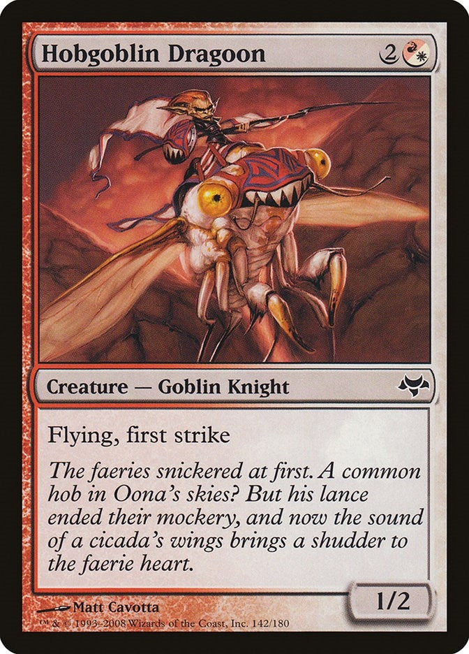 Image for Hobgoblin Dragoon (Eventide) (142) - Magic: The Gathering