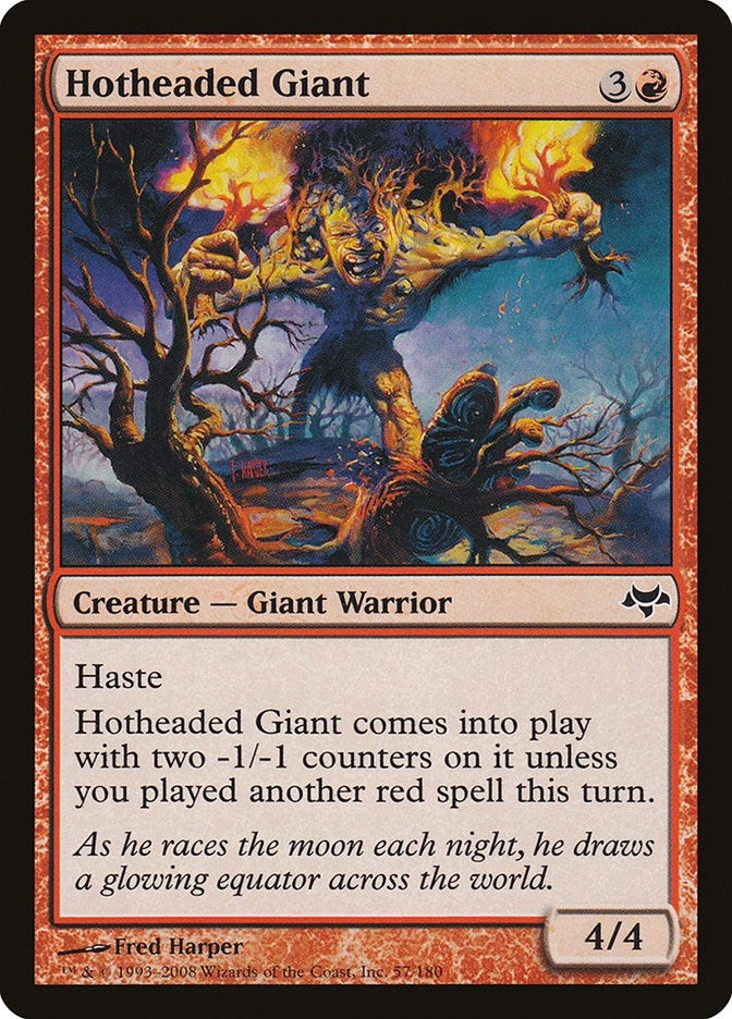 Image for Hotheaded Giant (Eventide) (57) - Magic: The Gathering