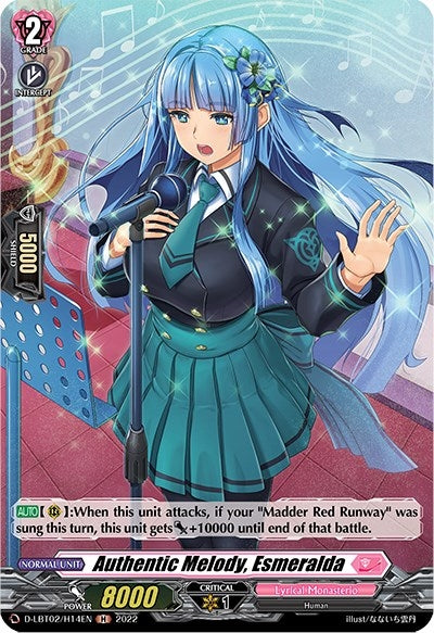 Image for Authentic Melody, Esmeralda (Holo) (D-LBT02: Lyrical Monasterio ~It's a New School Term!~) (D-LBT02/H14EN) - Cardfight Vanguard