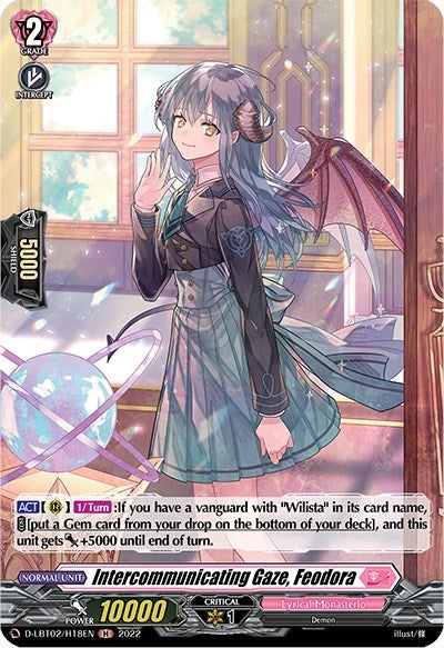 Image for Intercommunicating Gaze, Feodora (Holo) (D-LBT02: Lyrical Monasterio ~It's a New School Term!~) (D-LBT02/H18EN) - Cardfight Vanguard