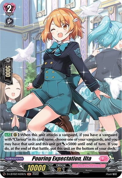 Image for Pouring Expectation, Ilta (Holo) (D-LBT02: Lyrical Monasterio ~It's a New School Term!~) (D-LBT02/H28EN) - Cardfight Vanguard