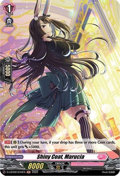 Image for Shiny Coat, Marucia (Holo) (D-LBT02: Lyrical Monasterio ~It's a New School Term!~) (D-LBT02/H34EN) - Cardfight Vanguard