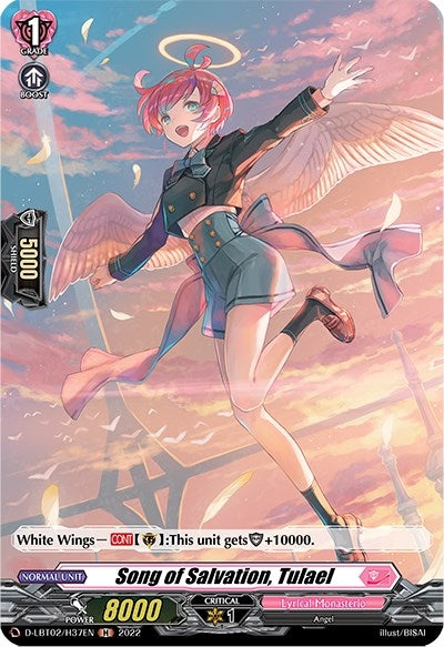 Image for Song of Salvation, Tulael (Holo) (D-LBT02: Lyrical Monasterio ~It's a New School Term!~) (D-LBT02/H37EN) - Cardfight Vanguard