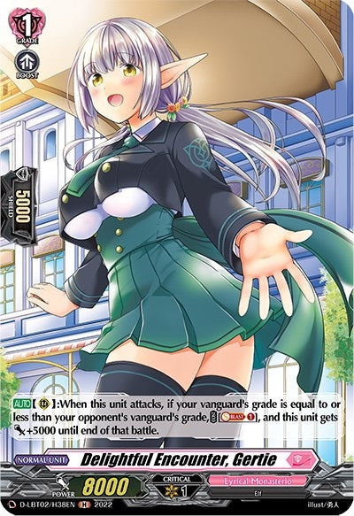 Image for Delightful Encounter, Gertie (Holo) (D-LBT02: Lyrical Monasterio ~It's a New School Term!~) (D-LBT02/H38EN) - Cardfight Vanguard