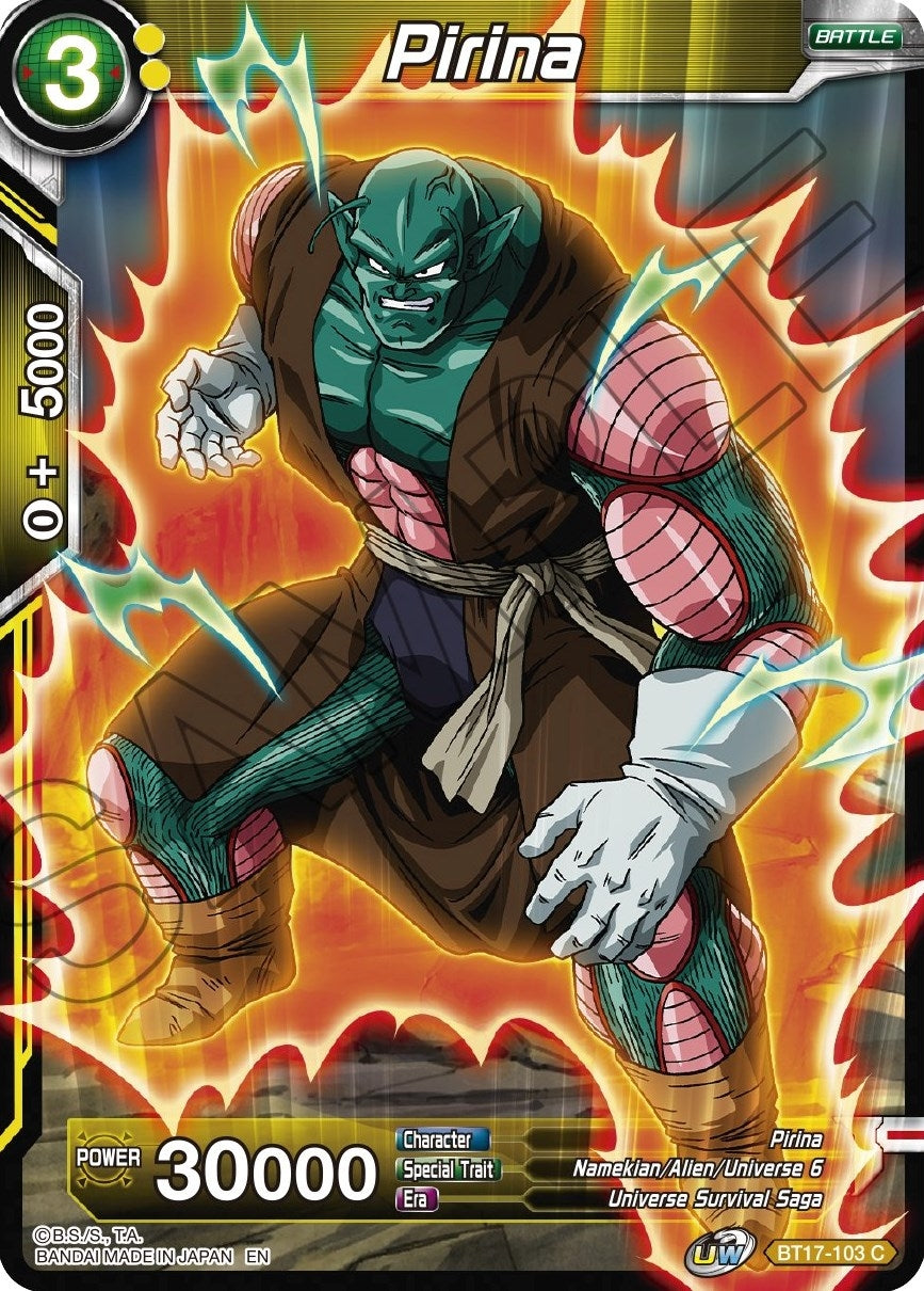 Image for Pirina (Ultimate Squad) (BT17-103) - Dragon Ball Super: Masters